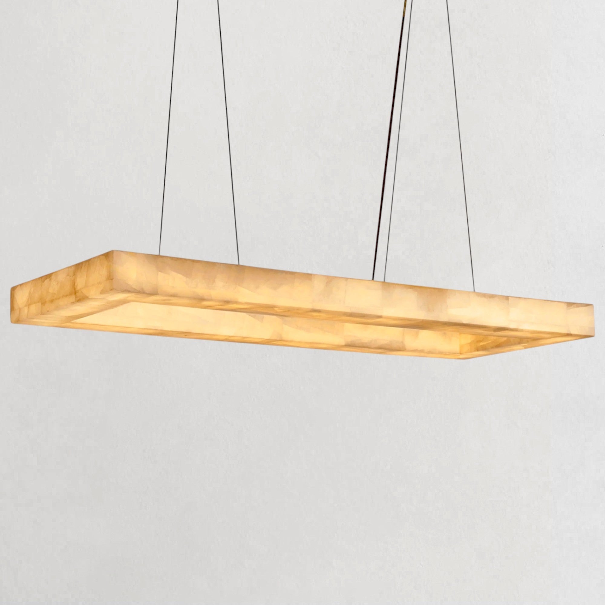 Rivaga Lueur Rectangular Chandelier - Cyran Lamps