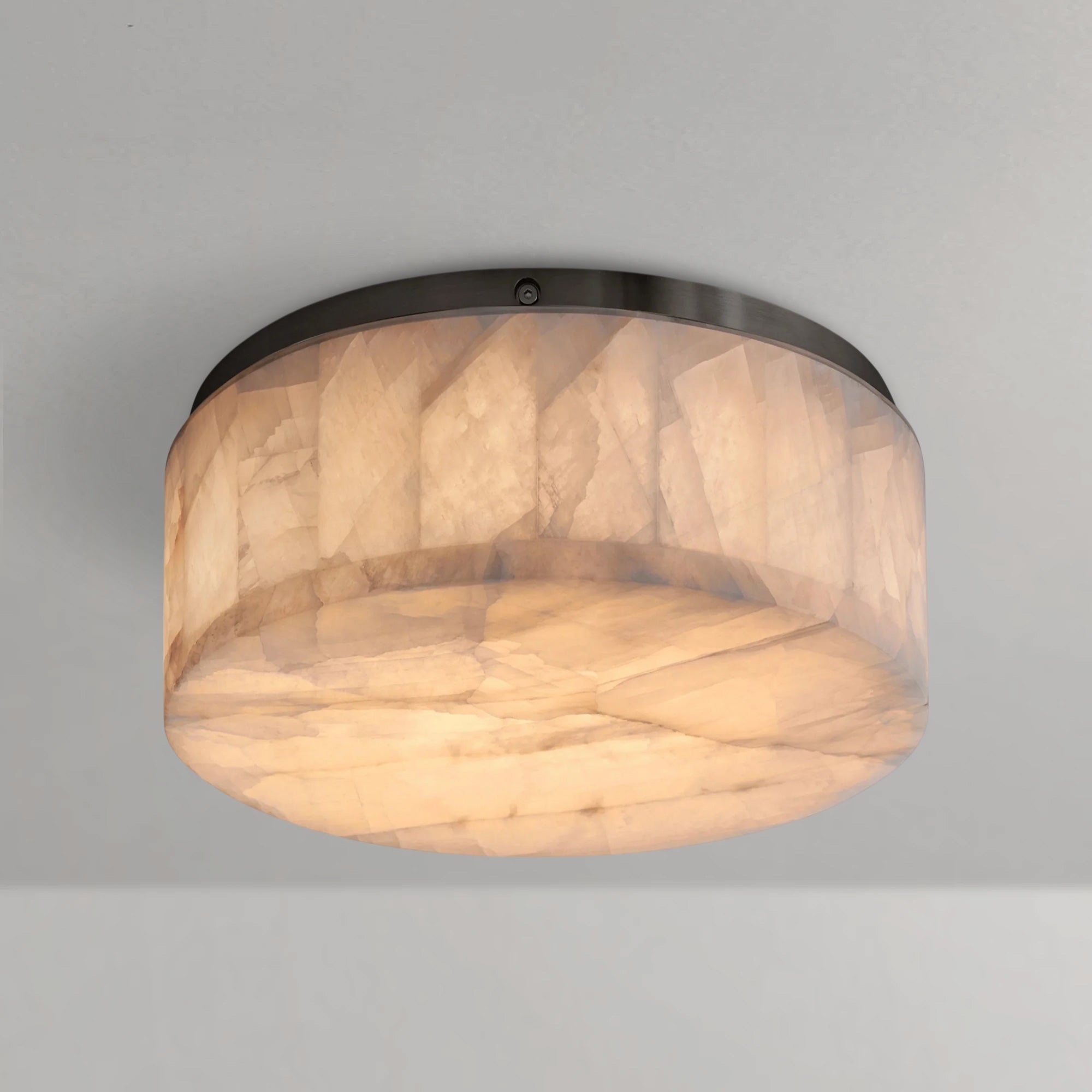 Rivaga Lueur Round Flushmount - Cyran Lamps