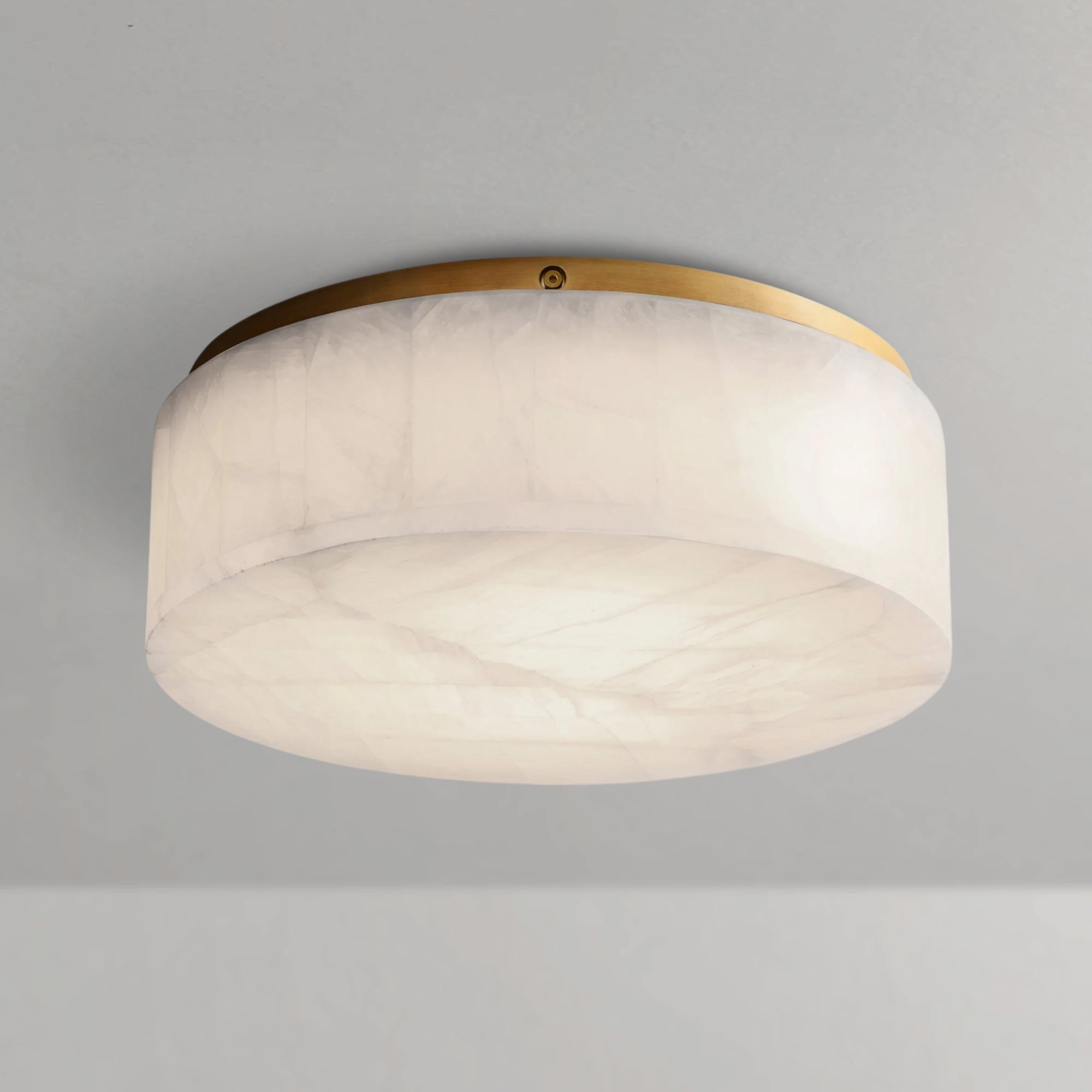 Rivaga Lueur Round Flushmount - Cyran Lamps
