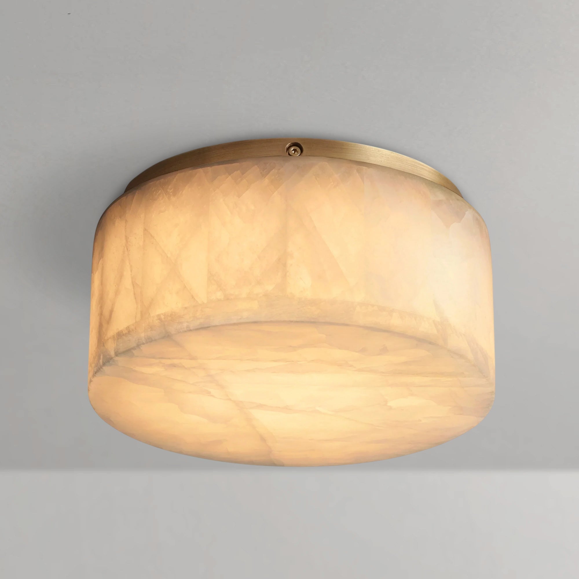 Rivaga Lueur Round Flushmount - Cyran Lamps