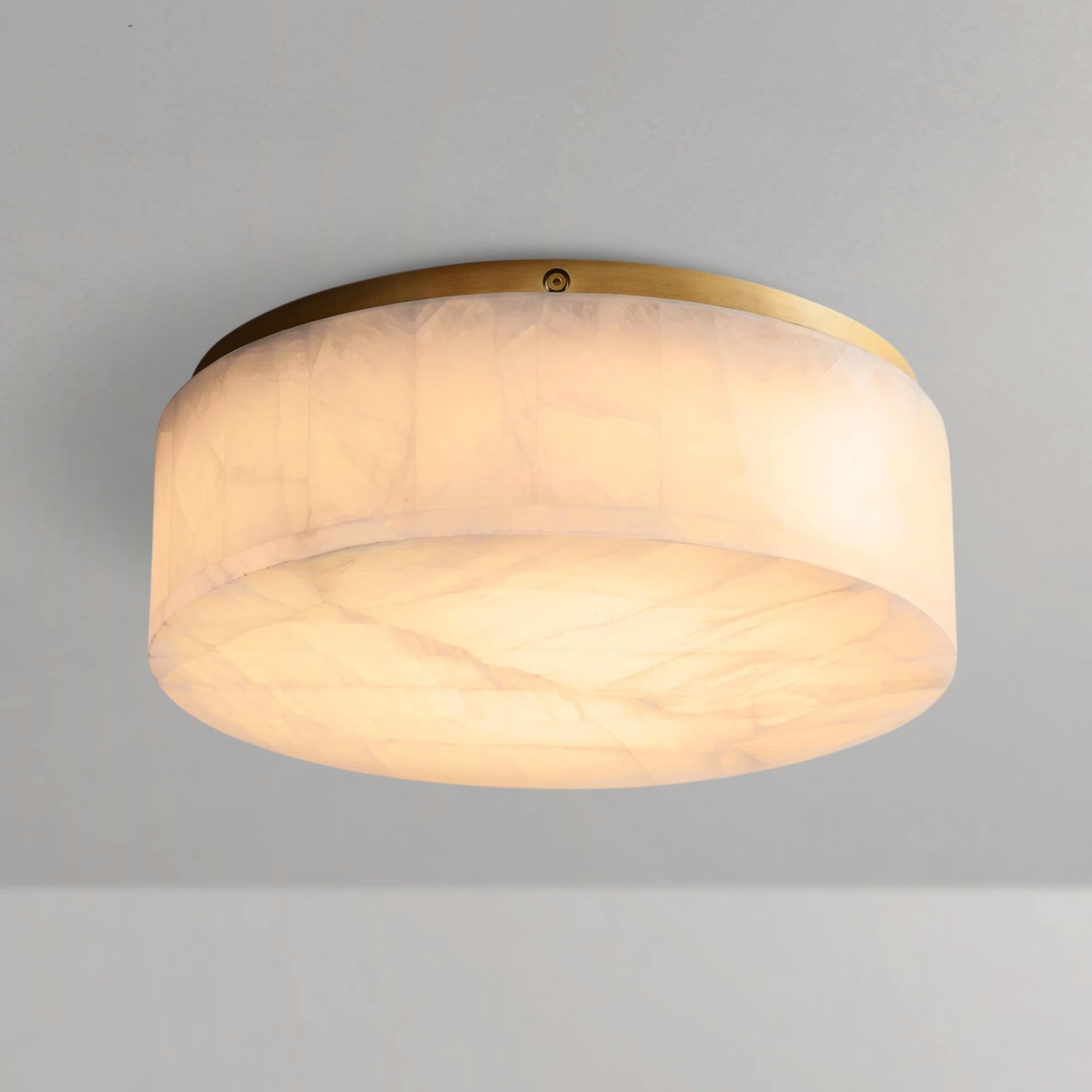 Rivaga Lueur Round Flushmount - Cyran Lamps