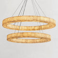 Rivaga Lueur Two - Tier Round Chandelier - Cyran Lamps