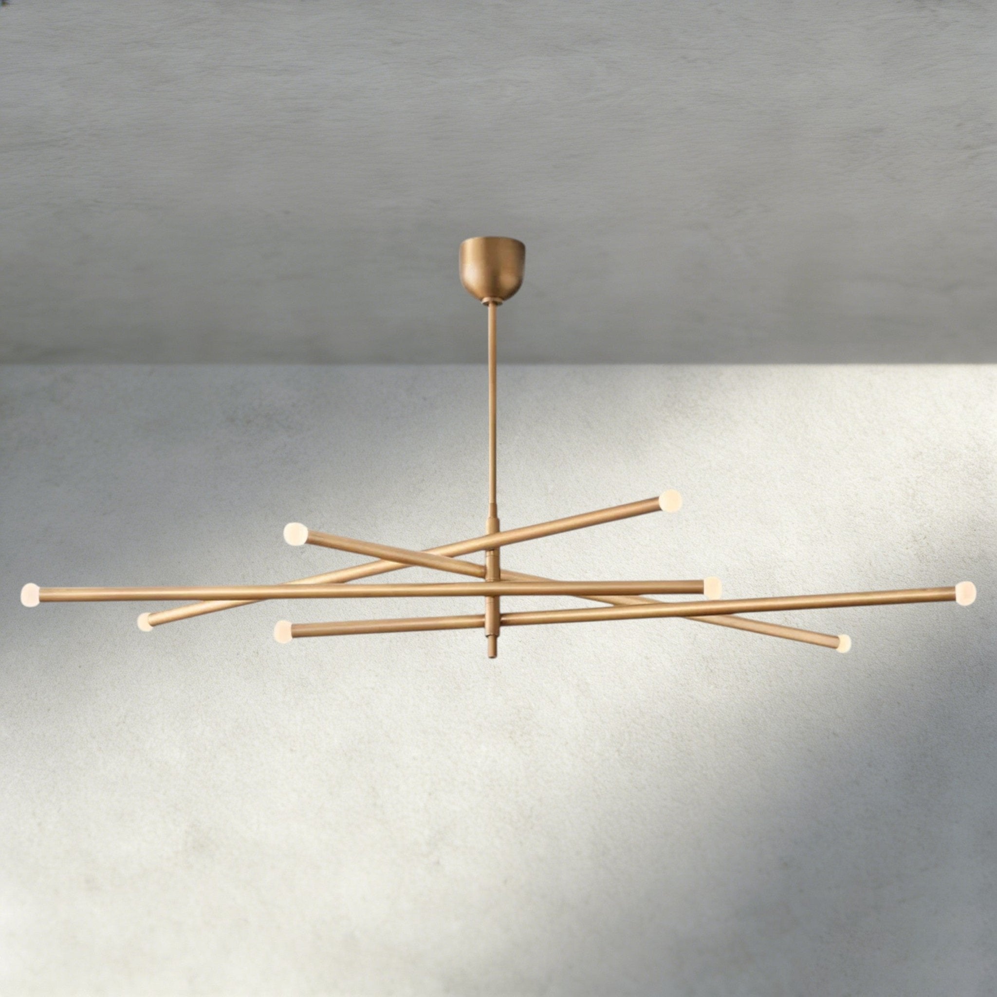 ROASI 8 - LIGHT MOBILE ORB CHANDELIER 53", 68" - Cyran Lamps