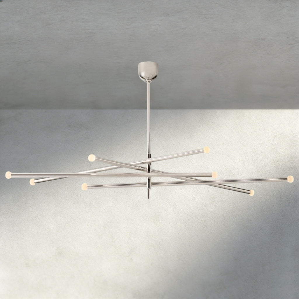 ROASI 8 - LIGHT MOBILE ORB CHANDELIER 53", 68" - Cyran Lamps