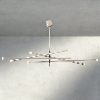 ROASI 8 - LIGHT MOBILE ORB CHANDELIER 53", 68" - Cyran Lamps