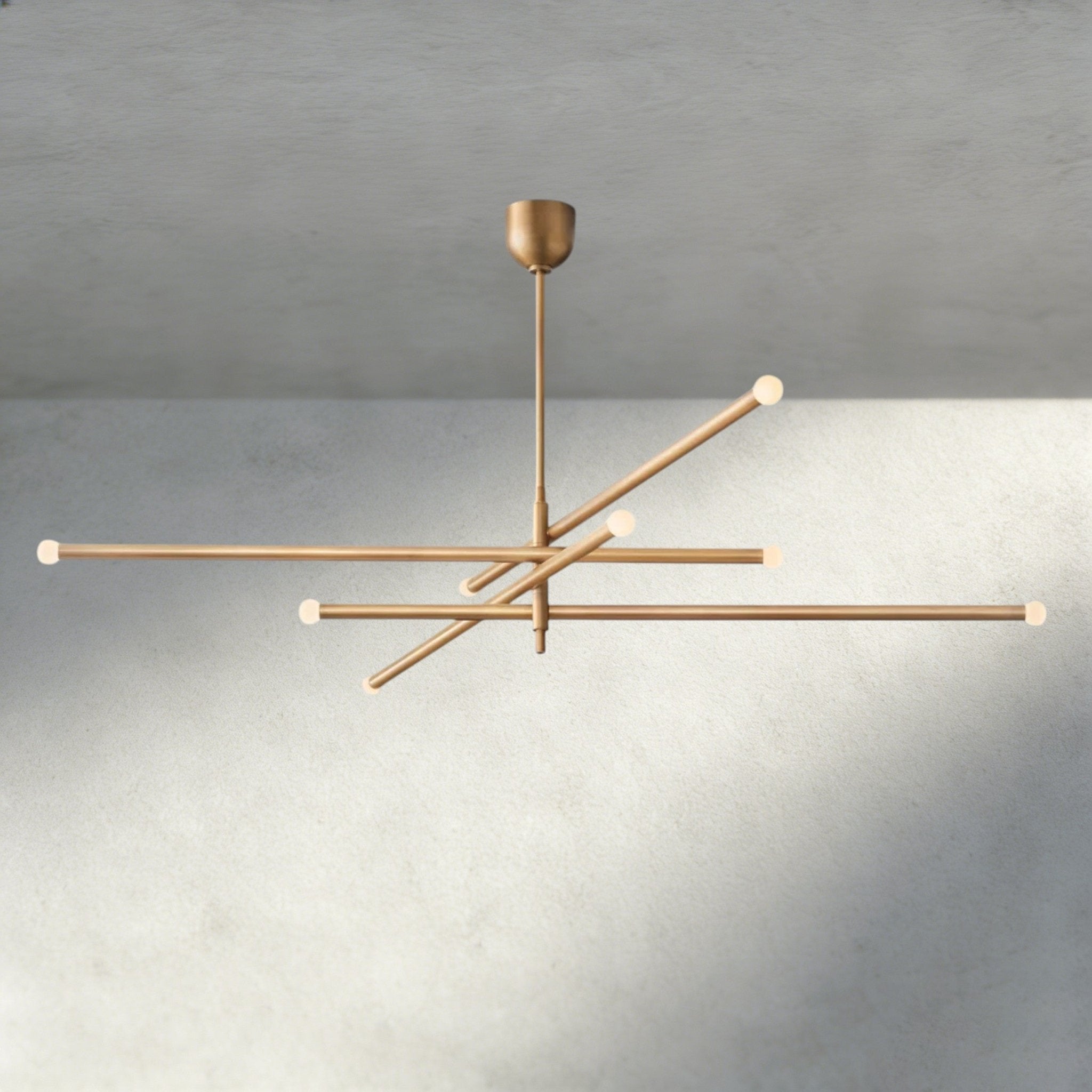 ROASI 8 - LIGHT MOBILE ORB CHANDELIER 53", 68" - Cyran Lamps