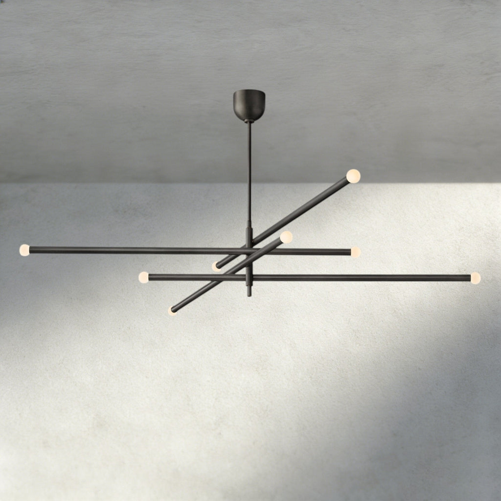 ROASI 8 - LIGHT MOBILE ORB CHANDELIER 53", 68" - Cyran Lamps