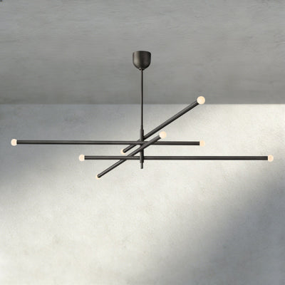 ROASI 8 - LIGHT MOBILE ORB CHANDELIER 53", 68" - Cyran Lamps