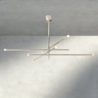 ROASI 8 - LIGHT MOBILE ORB CHANDELIER 53", 68" - Cyran Lamps