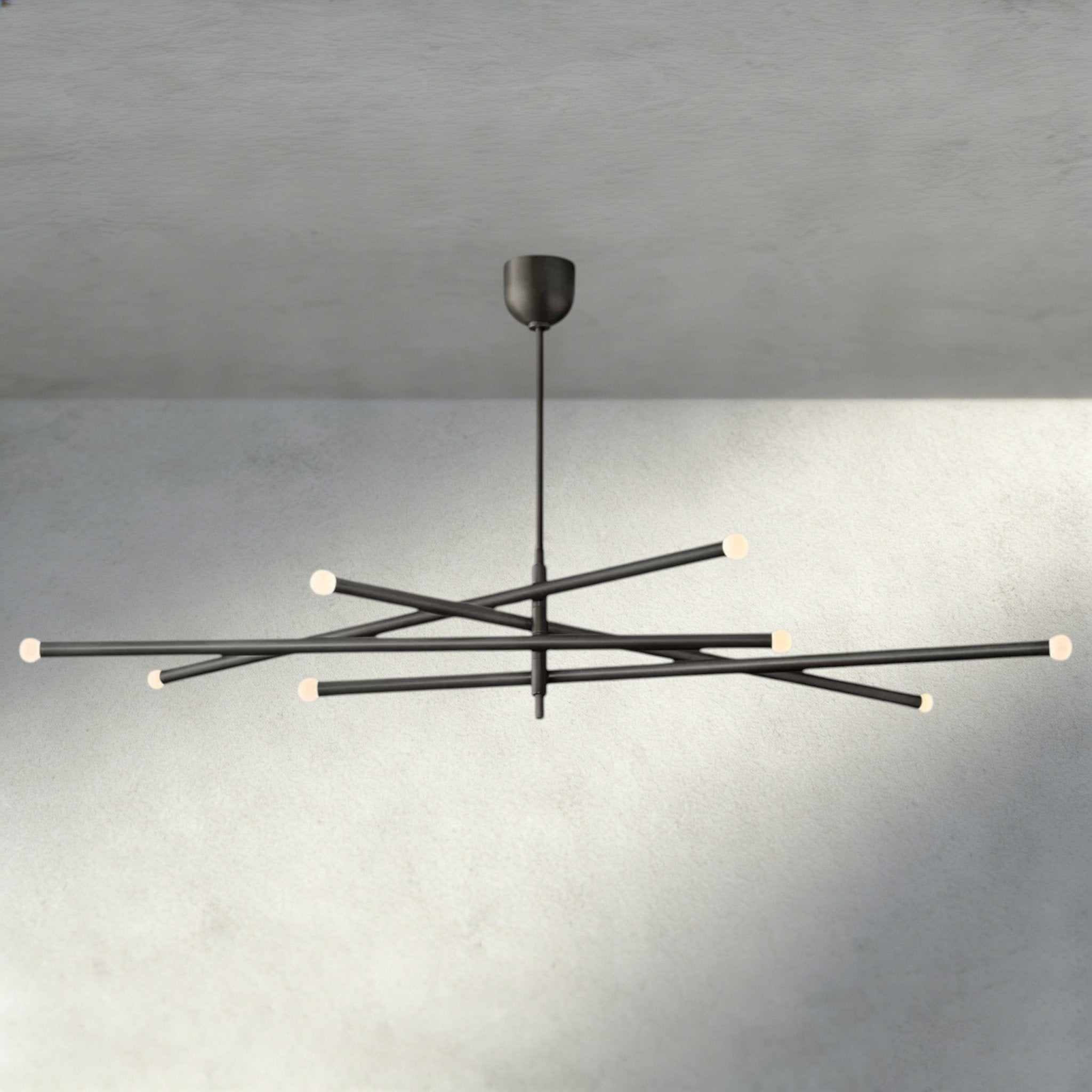 ROASI 8 - LIGHT MOBILE ORB CHANDELIER 53", 68" - Cyran Lamps
