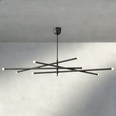 ROASI 8 - LIGHT MOBILE ORB CHANDELIER 53", 68" - Cyran Lamps