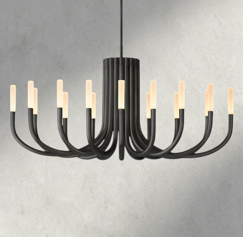 Roasi Round Chandelier 38", 50" - Cyran Lamps