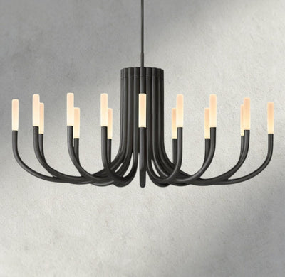 Roasi Round Chandelier 38", 50" - Cyran Lamps
