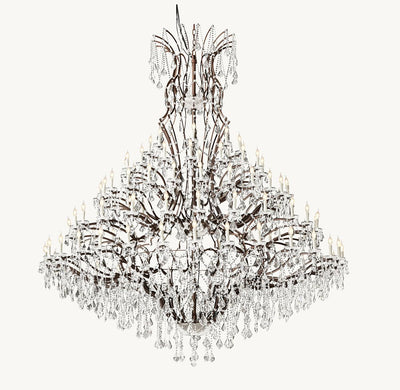 Rococo Revival Crystal Round Chandelier 101" - Cyran Lamps