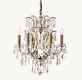 Rococo Revival Crystal Round Chandelier 18" - Cyran Lamps