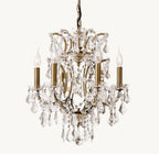 Rococo Revival Crystal Round Chandelier 18" - Cyran Lamps