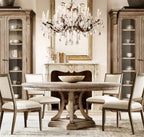 Rococo Revival Crystal Round Chandelier 33" - Cyran Lamps