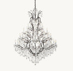 Rococo Revival Crystal Round Chandelier 60" - Cyran Lamps
