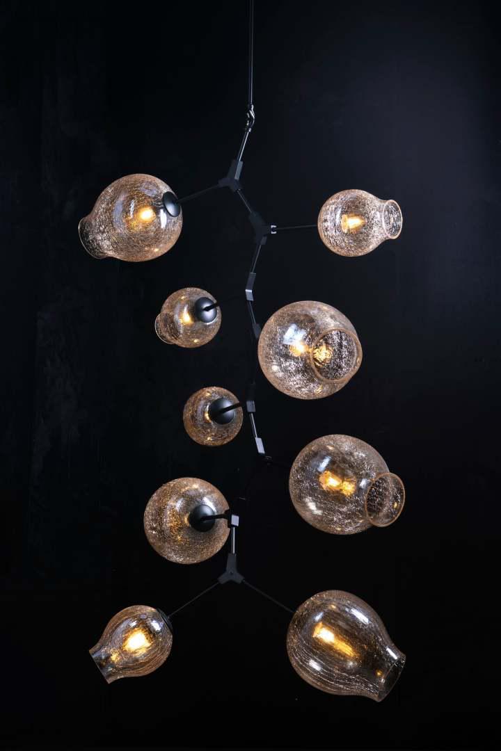 Covington Drop Globe Branching Bubble Chandelier 38''