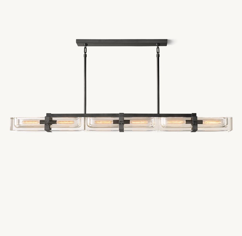 Savoy Linear Chandelier 72" - Cyran Lamps