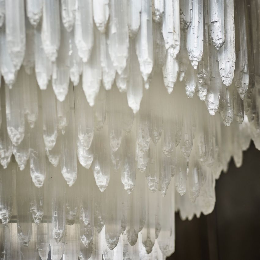 Selenite Rectangular Pendant（Designer Recommended） - Cyran Lamps