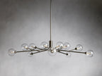 Sera Glass Globe Chandelier 36"47"59" - Cyran Lamps