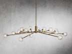 Sera Glass Globe Chandelier 36"47"59" - Cyran Lamps