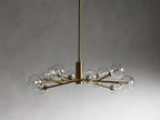 Sera Glass Globe Chandelier 36"47"59" - Cyran Lamps