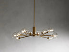 Sera Glass Globe Chandelier 36"47"59" - Cyran Lamps