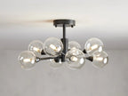 Sera Glass Globe Flushmount - Cyran Lamps