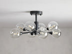 Sera Glass Globe Flushmount - Cyran Lamps