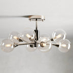 Sera Glass Globe Flushmount - Cyran Lamps