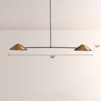 Simms 2 - Light Linear Chandelier - Cyran Lamps