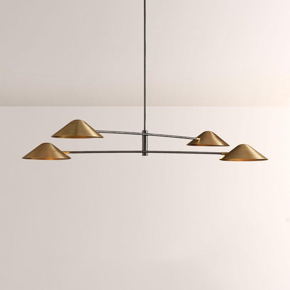 Simms 4 - Light Linear Chandelier - Cyran Lamps