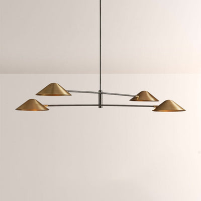 Simms 4 - Light Linear Chandelier - Cyran Lamps
