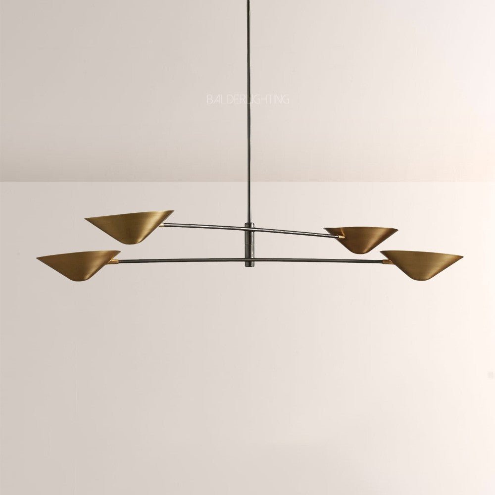 Simms 4 - Light Linear Chandelier - Cyran Lamps
