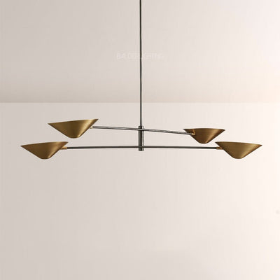 Simms 4 - Light Linear Chandelier - Cyran Lamps