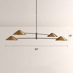 Simms 4 - Light Linear Chandelier - Cyran Lamps