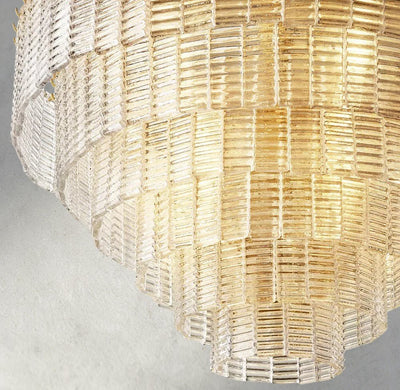 Siraue Clear Glass Round Chandelier 41", 52", 65" - Cyran Lamps