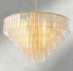 Siraue Clear Glass Round Chandelier 41", 52", 65" - Cyran Lamps