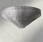 Siraue Clear Glass Round Chandelier 41", 52", 65" - Cyran Lamps