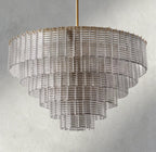 Siraue Clear Glass Round Chandelier 41", 52", 65" - Cyran Lamps