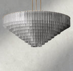 Siraue Clear Glass Round Chandelier 41", 52", 65" - Cyran Lamps