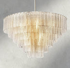Siraue Clear Glass Round Chandelier 41", 52", 65" - Cyran Lamps