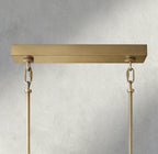 Siraue Smoke Glass Rectangular Chandelier 59", 77" - Cyran Lamps
