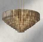 Siraue Smoke Glass Round Chandelier 41", 52", 65" - Cyran Lamps