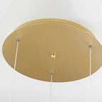 Small Acrylic Lotus Leaves LED Creative Modern Staircase Chandelier - Cyran Lamps