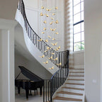 Small Butterflies Creative Three Step Dimming Modern Long Chandelier - Cyran Lamps