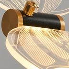 Small Butterflies Creative Three Step Dimming Modern Long Chandelier - Cyran Lamps