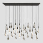 Solitaire Linear Chandelier 37'' 50'' 70'' 87" 120"W - Cyran Lamps